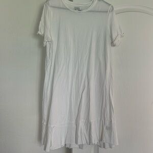 Mud pie ruffle T-shirt dress